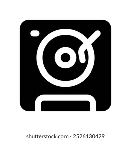 Drehtischsymbol. Vektorsymbol für Ihre Website, Ihr Handy, Ihre Präsentation und Ihr Logo-Design.