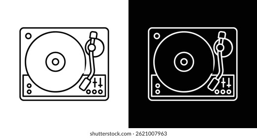 Turntable icon vector for web, and mobile app