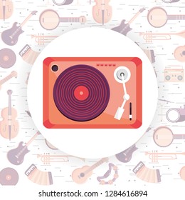 turntable isolated icon