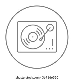 Icono de línea conmutable.