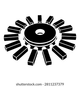 A turntable setup featuring a vinyl record, speakers, and audio equipment for music playback and DJ performances.