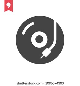 Turntable vector icon