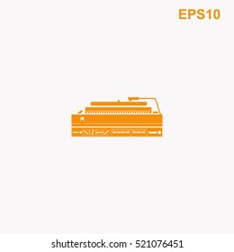 Turntable vector icon
