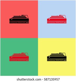 Turntable vector  icon.