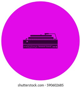Turntable vector  icon
