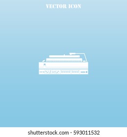 Turntable vector  icon.