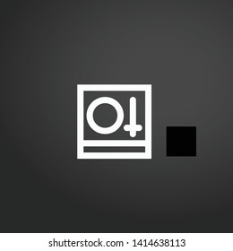 Turntable vector icon. Turntable concept stroke symbol design. Thin graphic elements vector illustration, outline pattern for your web site design, logo, UI. EPS 10.