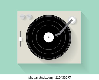 turntable vector/illustration