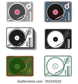 Turntable vinyl record set