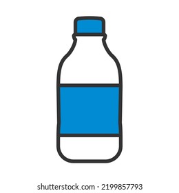 Icono Turpentina. Contorno de negrita editable con diseño de relleno de color. Ilustración vectorial.