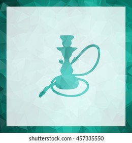 Turquise Polygon Hookah Bar