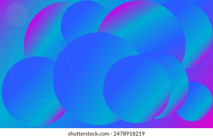 turquoise abstract background, purple combination of soft circles, banner, website back, wallpaper