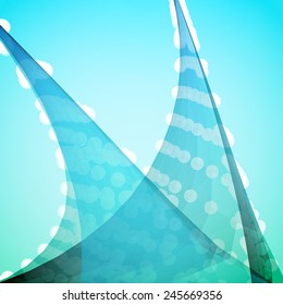 Turquoise Abstract Vector Background
