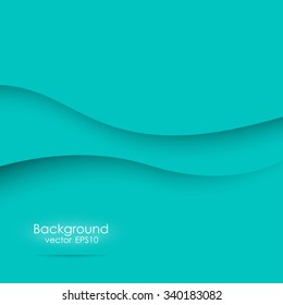 Turquoise abstract vector background 