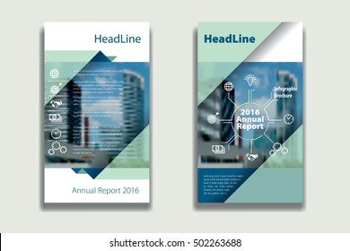 turquoise annual report Leaflet Brochure Flyer template design, book cover layout design, Abstract presentation templates, flyer infographics template, vector background