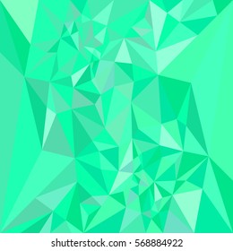 Turquoise, azure, light green triangles polygonal, bright