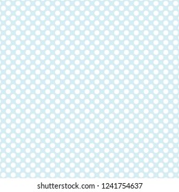 Turquoise Baby Pattern With White Polka Dots