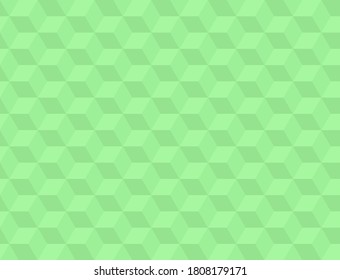 Turquoise background with 3d squares. Seamless vector Illustration. Geometric design for web, print for wrapping, fabric, poster, etc. Follow other mosaic patterns in my collection.