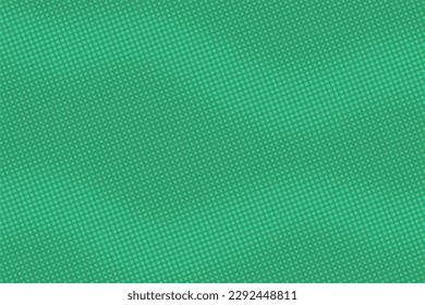 Turquoise background with halftone dots. Retro pop art background.