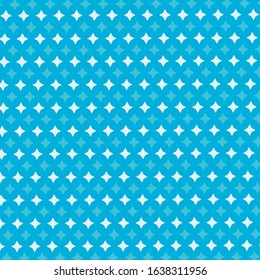 turquoise background with the same stars