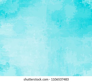 Turquoise background as if watercolor. Vector modern background for posters, brochures, sites, web, cards, interior design