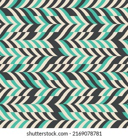Formas abstractas turquesa y negra. Patrón vectorial simple para un diseño elegante.