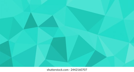 turquoise blue background with triangles