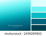 Turquoise blue gradient background color transition style with palettes