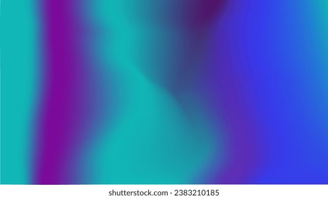 Turquoise blue multicolored blurred indigo plum abstract gradient poster. Cobalt violet background for flyer, social media, ad, app, wallpaper, card, presentation. Vector deep ocean style design. 