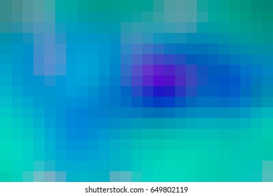 Turquoise blue purple abstract vector square tiles mosaic background