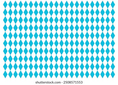 Turquoise blue rhombus pattern and design