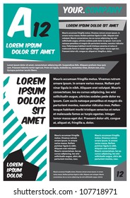 Turquoise Brochure design