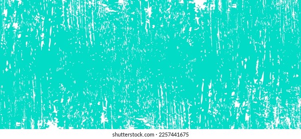 Turquoise brush background. Ink splash on backdrop. Brush stroke background for wallpaper, paint splatter template, dirt banner, watercolor design, dirty texture. Trendy brush background, vector
