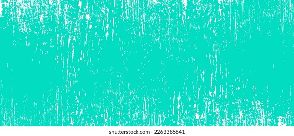 Turquoise brush background. Ink splash on backdrop. Brush stroke background for wallpaper, paint splatter template, dirt banner, watercolor design, dirty texture. Trendy brush background, vector