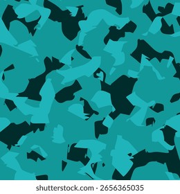 türkisfarbene Camouflage, Muster, Hintergrundgrafik