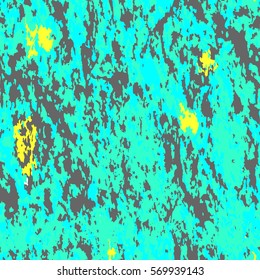 Turquoise camouflage seamless texture.  Vector illustration. 