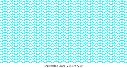 Turquoise Chevron Seamless Pattern Background - Retro Zigzag Geometric Repeat Texture for Design