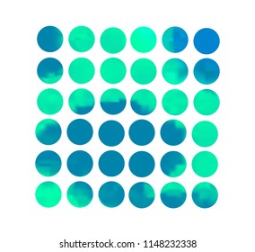 Turquoise circle gradient set with modern abstract backgrounds.Grey fluid covers for calendar, brochure, invitation,cards.Trendy soft color.Template with round gradient set for screens and mobile app.