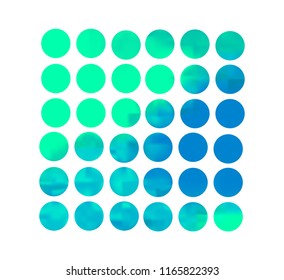 Turquoise circle gradient set with modern abstract backgrounds.Grey fluid covers for calendar, brochure, invitation,cards.Trendy soft color.Template with round gradient set for screens and mobile app.