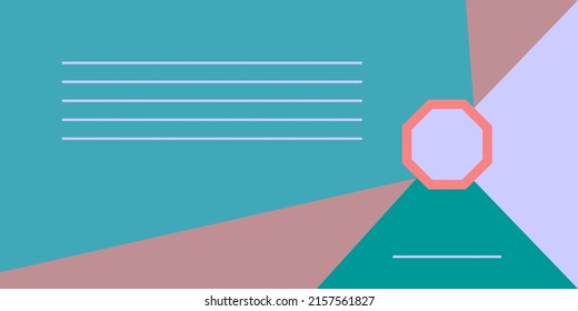 Sobre cerrado de color turquesa con una forma en la que se puede ajustar el texto. Ilustración vectorial, con capas aisladas.