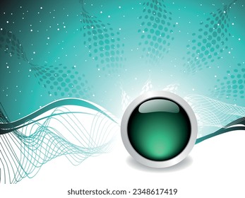turquoise colored pattern and shape vector