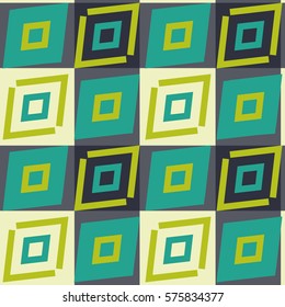 Turquoise diagonal ethnic geometric pattern. Abstract ethno pattern for wallpapers, covers, web page backgrounds. Vector fabric texture.