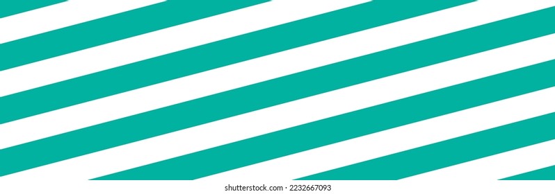 Bandas diagonales turquesa sobre fondo blanco. Patrón de líneas rectas para el fondo y la plantilla de fondo. Líneas realistas con textura de rayas repetidas. Fondo geométrico simple, vector