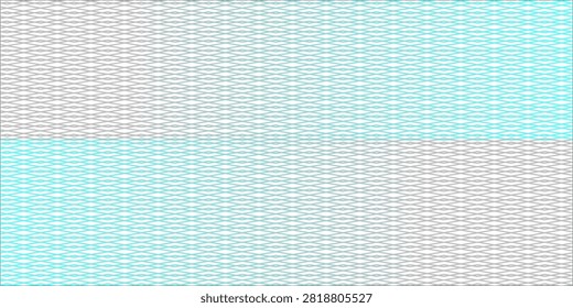 Turquoise Geometric Diamond Lattice Pattern Background Seamless Modern Graphic Texture