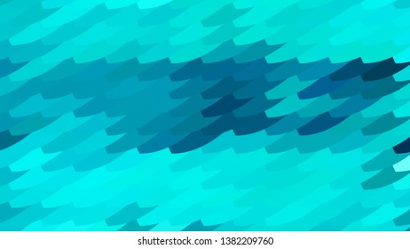 Turquoise Geometric Shapes Background Vector