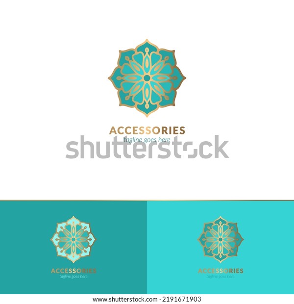 Turquoise and
gold logo. Can be used for jewelry, beauty and fashion industry.
Great for emblem, monogram, invitation, flyer, menu, brochure,
background, or any desired
idea.