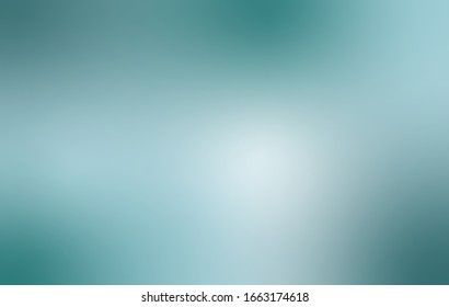 Turquoise gradient background. Abstract blurred texture. Wallpaper for website design and social media advertising. Vector