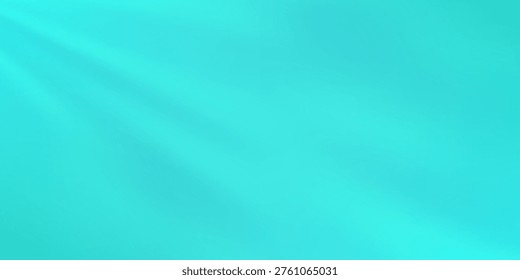 Turquoise gradient background with smooth color transitions. Abstract teal bg perfect for modern design projects and creative presentations with fresh turquoise tones. Vector illustration