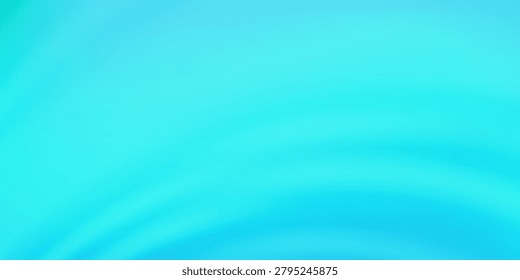 Turquoise gradient bg blending blue and green hues. Soft abstract background ideal for summer banners, product displays, and contemporary turquoise graphic designs. Vector illustration
