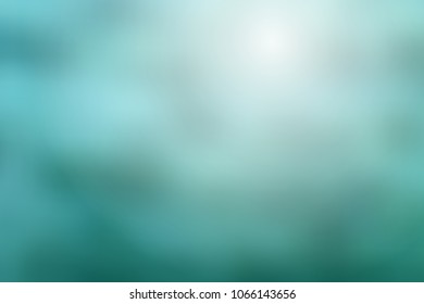 Turquoise gradient mesh vector illustration background.